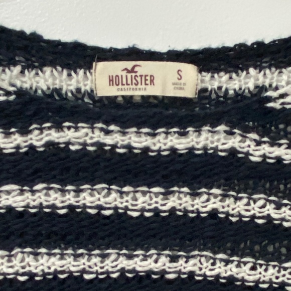 Hollister Stripe Crop Sweater - Picture 3 of 4